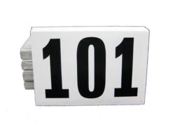 Adhesive Bib Numbers 6in X 4in