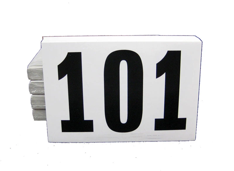 Adhesive Bib Numbers 6in X 4in 2 Adhesive Bib Numbers 6in X 4in