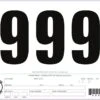 Stock Competitor Bib Numbers 1 Stock Competitor Bib Numbers -sports facilities STA